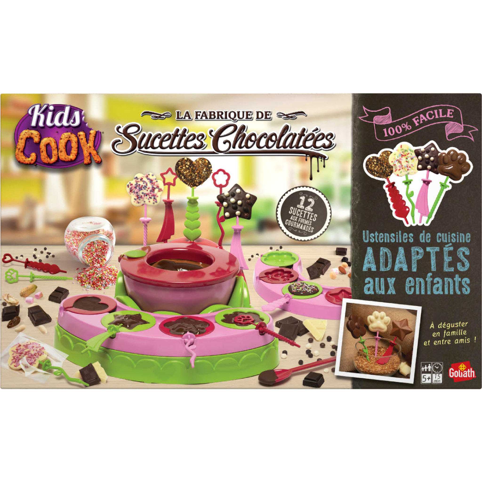 Voir la diapositive 1 : GOLIATH Loisirs créatives - Fabrique de sucettes chocolatées 