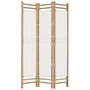 Voir la diapositive 5 : VIDAXL Cloison de separation pliante 3 panneaux 120 cm Bambou et toile