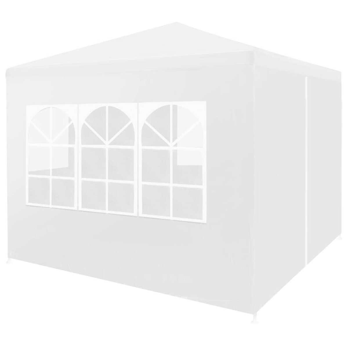 VIDAXL Tente de reception 3 x 3 m Blanc