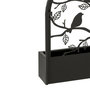 Voir la diapositive 2 : Paris Prix Jardinière Murale en Métal  Oiseaux  41cm Noir