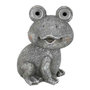 Voir la diapositive 1 : Paris Prix Statuette Déco  Grenouille Solaire  22cm Gris