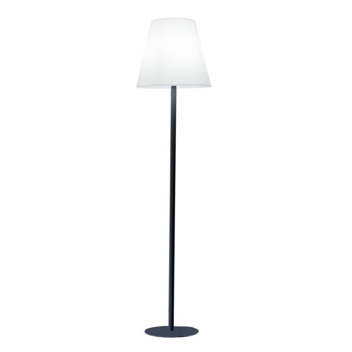 Lumisky Lampadaire extérieur sans fil STANDY Blanc Polypropylène H150CM