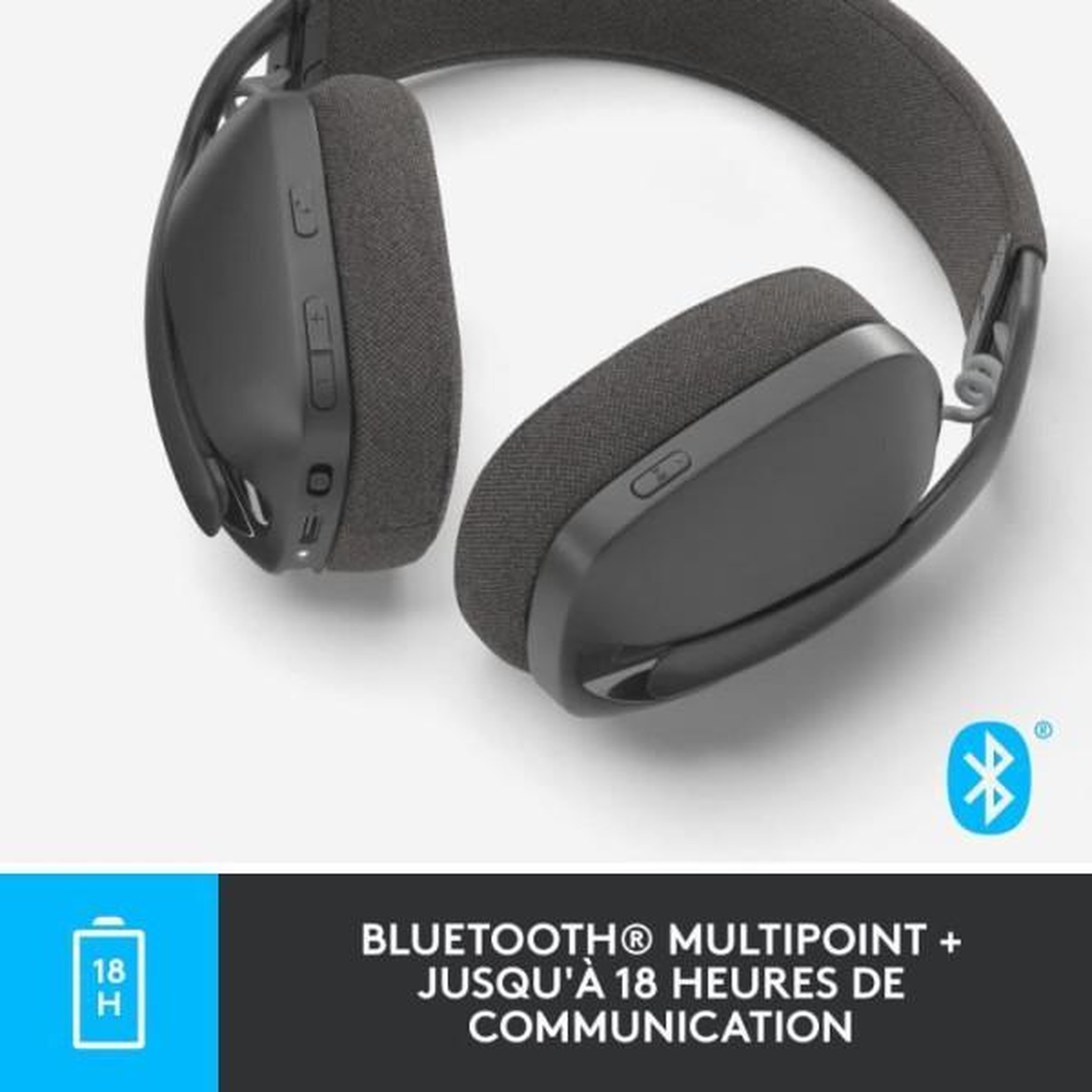 Voir la diapositive 6 : Logitech Micro-casque zone vibe 100 graphite