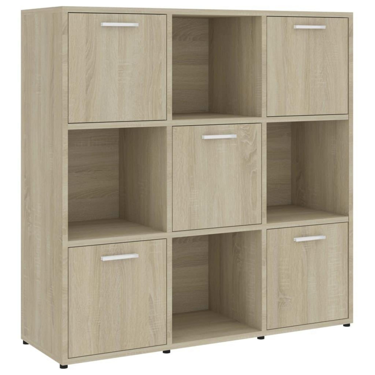 VIDAXL Bibliotheque Chene sonoma 90x30x90 cm Bois d'ingenierie