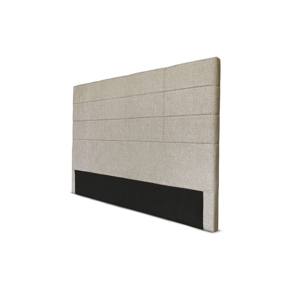 Tête de lit aspect quadrillée en tissu  140 x 190 cm FISKARI