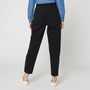 Voir la diapositive 2 : IN EXTENSO Pantalon taille élastiquée noir femme