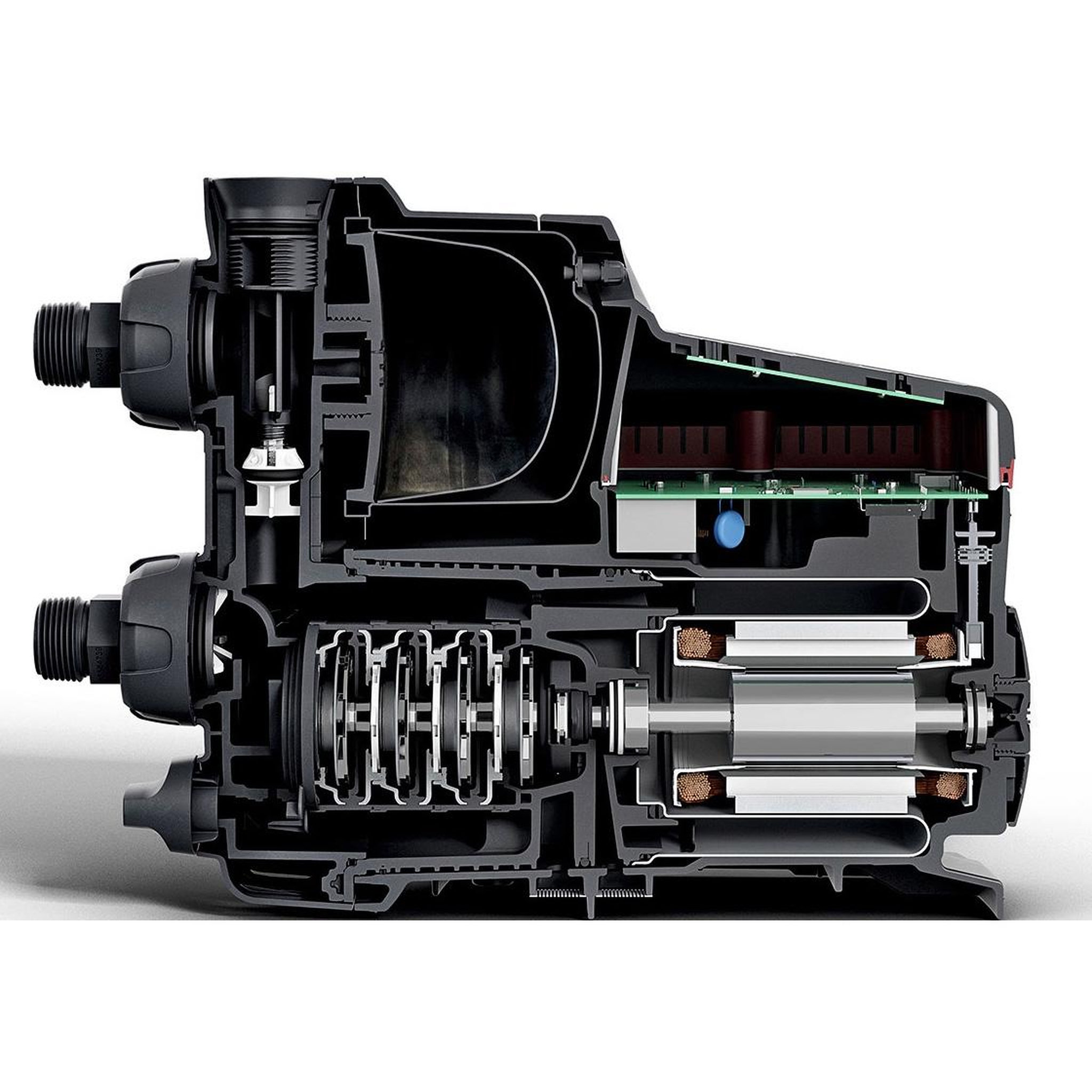 Voir la diapositive 3 : Grundfos Surpresseur auto-amorçant domestique avec convertisseur - scala2 3-45 a