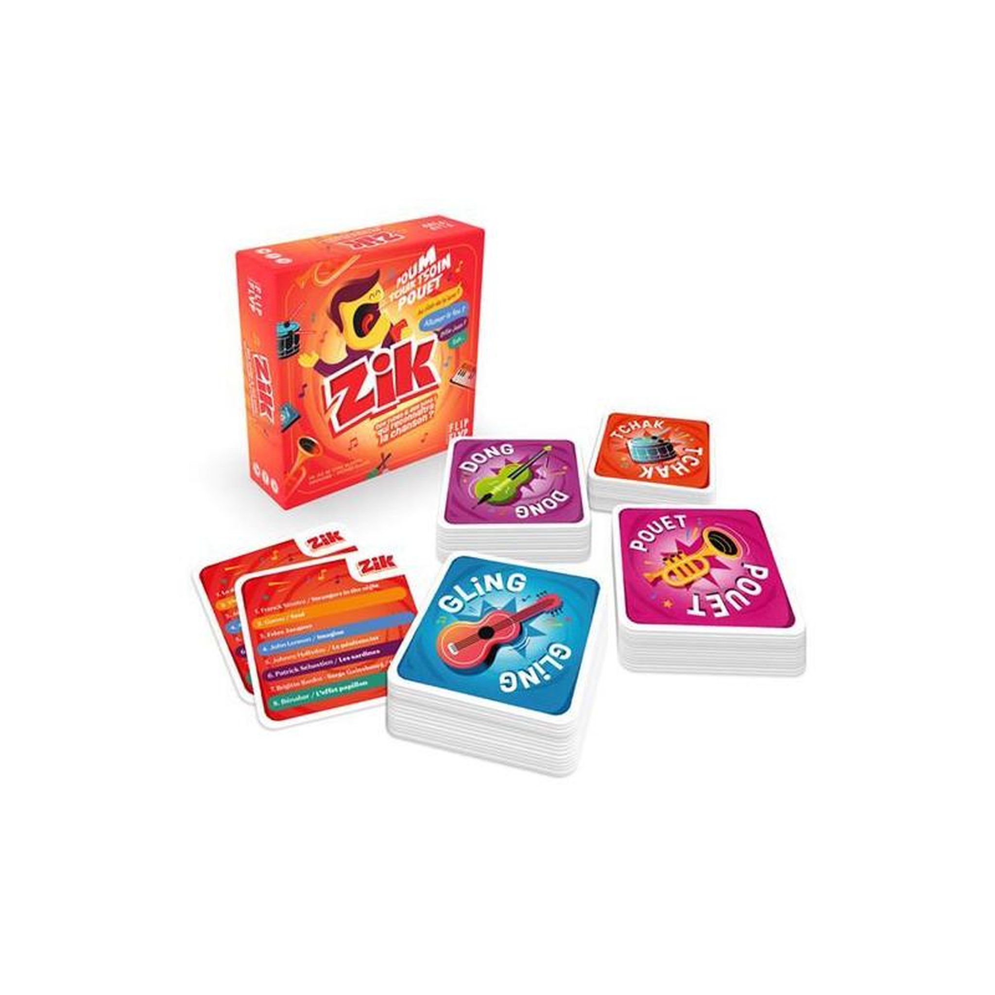 FLIP FLAP Jeu d ambiance Flip Flap Zik