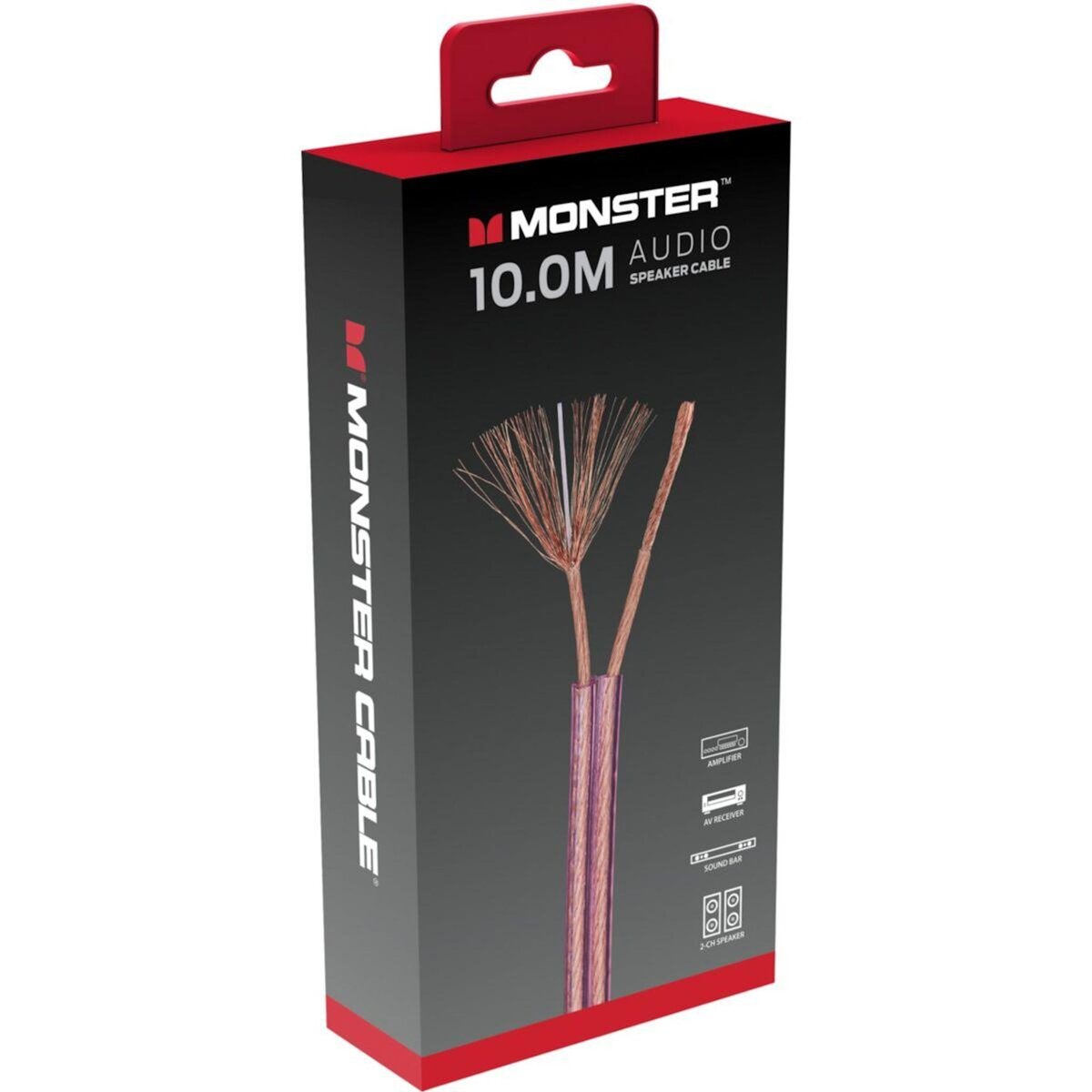 Monster Cable Câble Jack AUDIO POUR HAUT-PARLEUR 10M