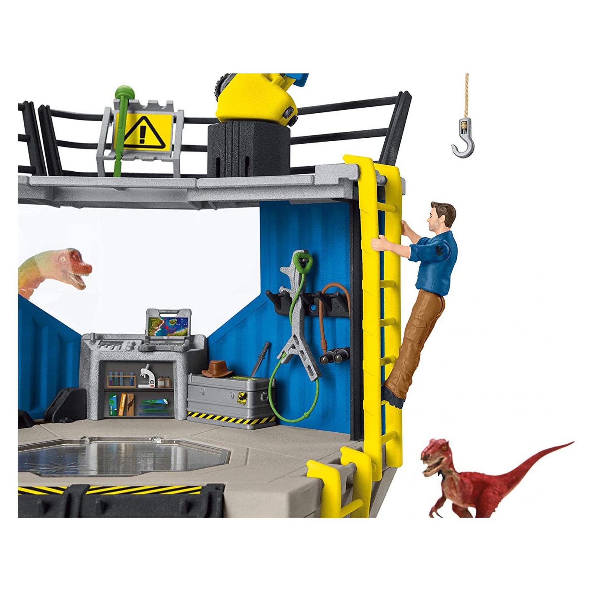 Voir la diapositive 3 : Schleich Grande station de recherche Dinosaurs
