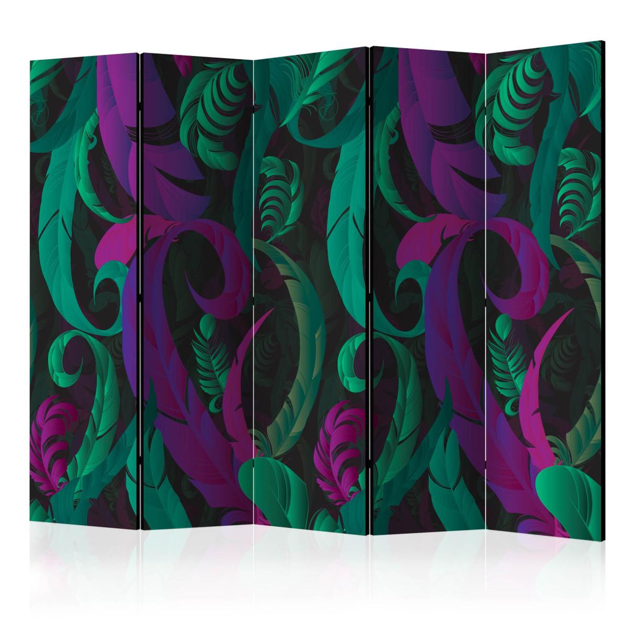 Paris Prix Paravent 5 volets  dance of feathers  172x225cm