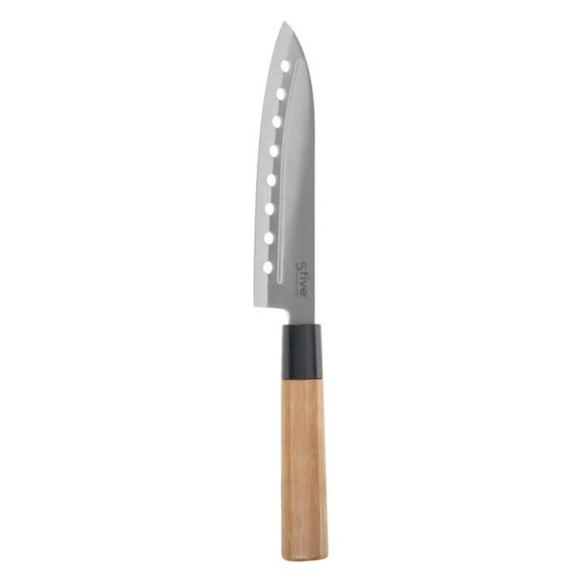 FIVE Couteau Santoku en Bambou  Java  30cm Naturel