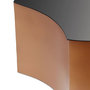Voir la diapositive 3 : Paris Prix Table Basse Design  Sela  63cm Cuivre & Noir