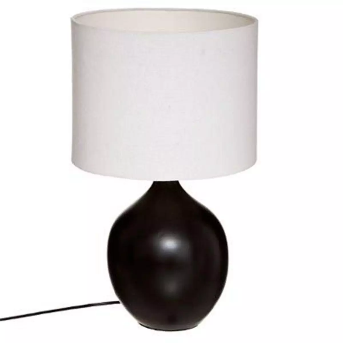  Lampe à Poser Design  Maja  51cm Noir & Blanc