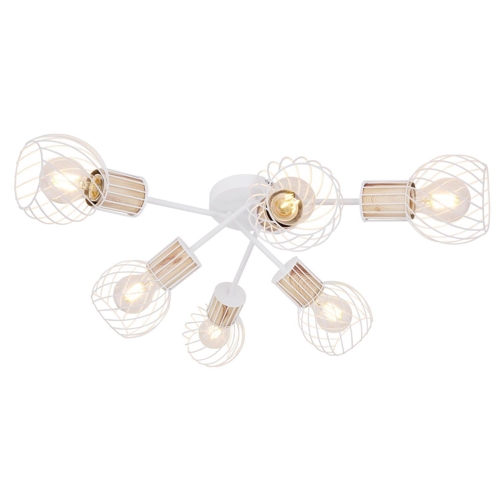 GLOBO Plafonnier rond design luise. Coloris disponibles : Blanc