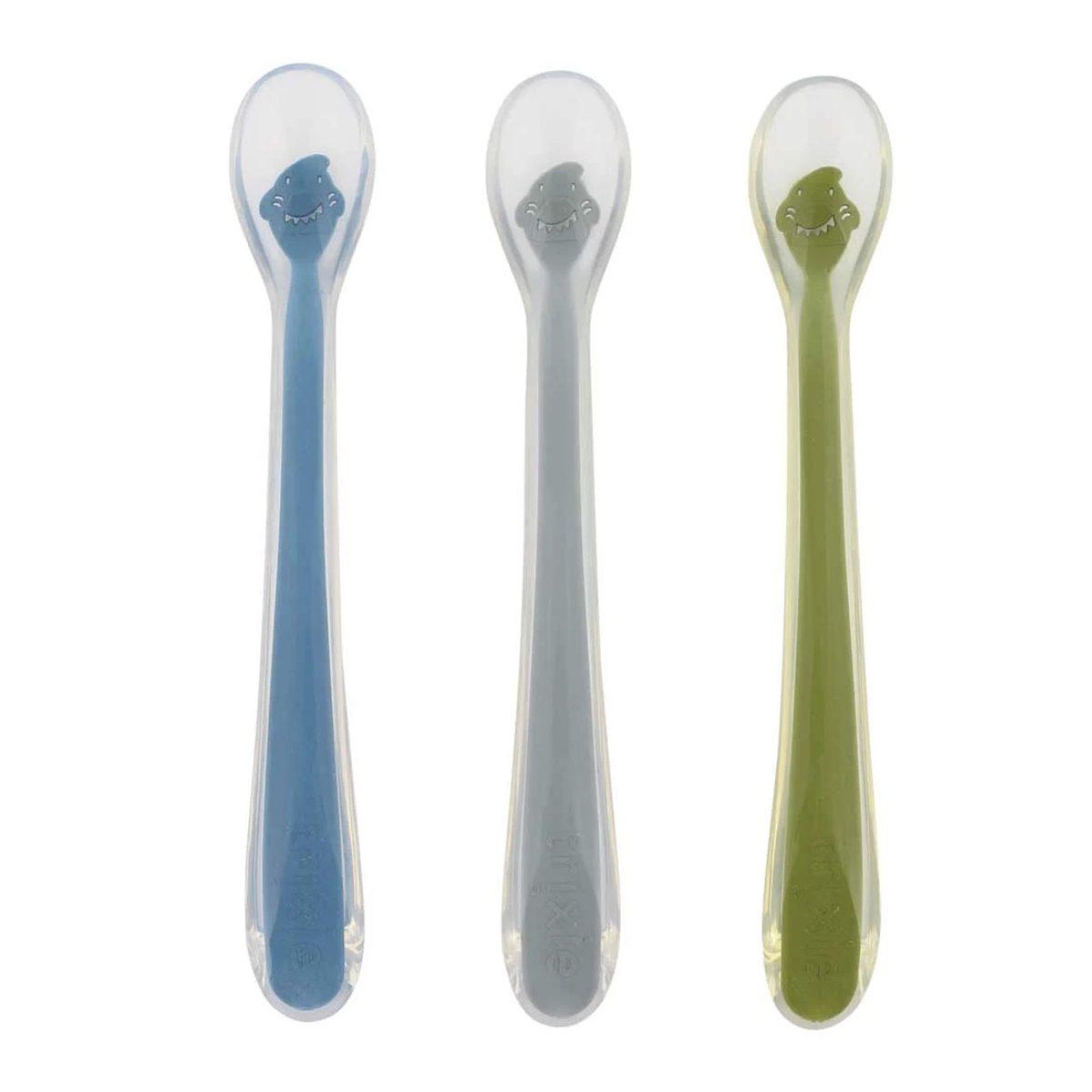Trixie Cuilleres d alimentation pour bebe - 3 pack mr shark
