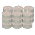 ATMOSPHERA Lot de 18 Bougies Chauffe-Plat  Hugo  3,7cm Taupe