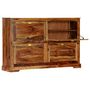 Voir la diapositive 4 : VIDAXL Armoire a chaussures 140 x 35  x 90 cm Bois massif de Sesham