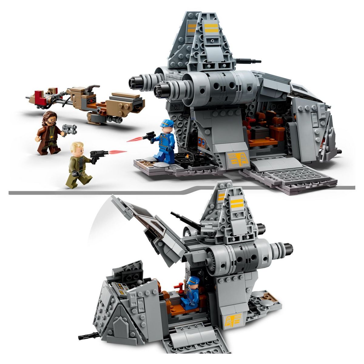 LEGO Star Wars 75338 Embuscade du Ferrix, Construction avec Speeder, Jouet avec 3 Minifigurines de Personnages, et Figurine Cassian Andor, Série Andor