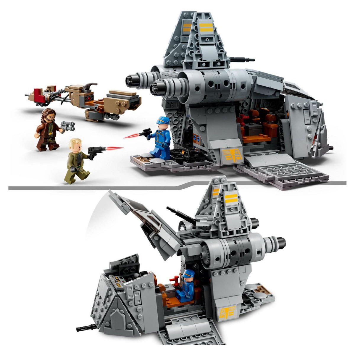 LEGO Star Wars 75338 Embuscade du Ferrix, Construction avec Speeder, Jouet avec 3 Minifigurines de Personnages, et Figurine Cassian Andor, Série Andor