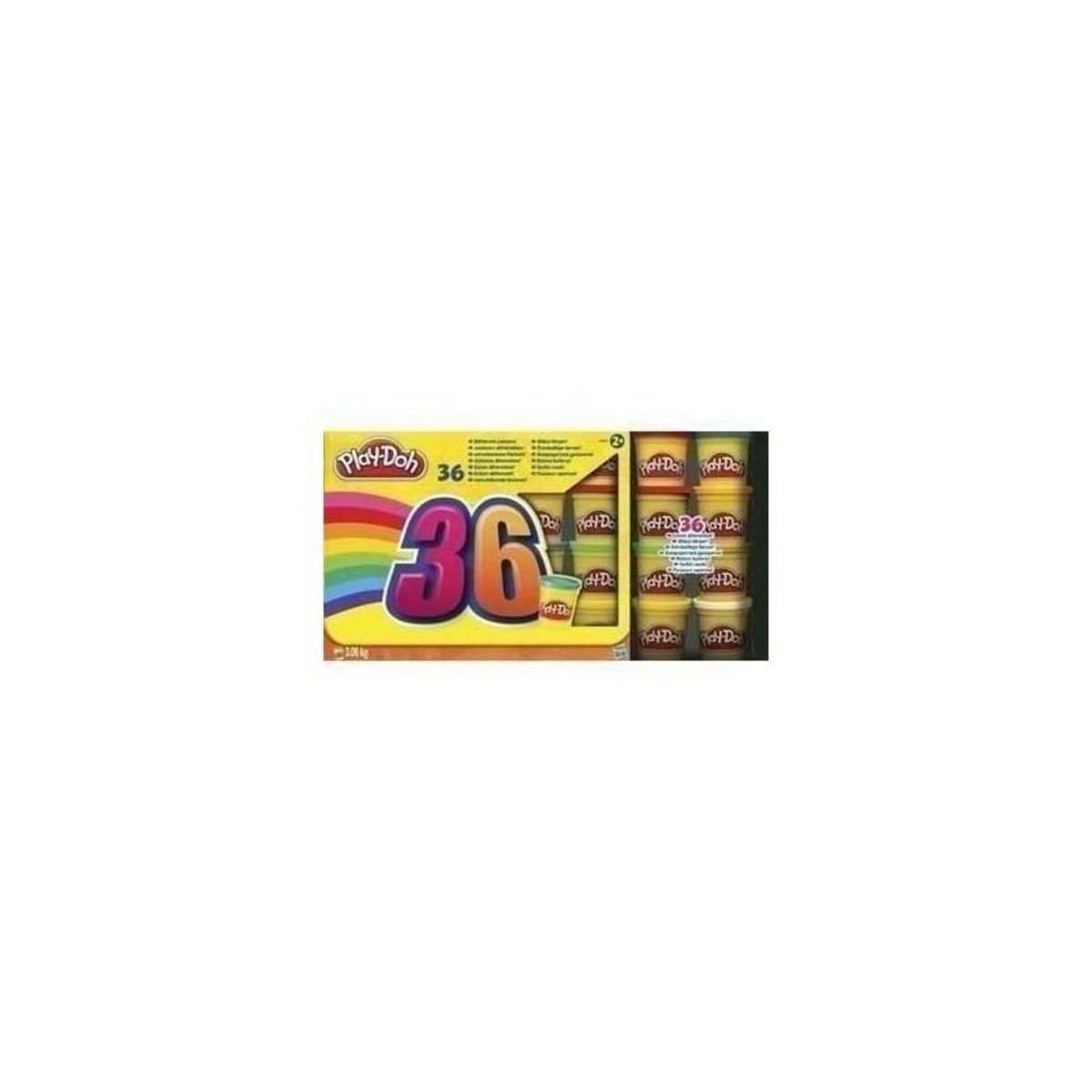 PLAYDOH PLAY-DOH - 36 Pots de Pâte a modeler - Couleurs Multiples - 85 g Chacun