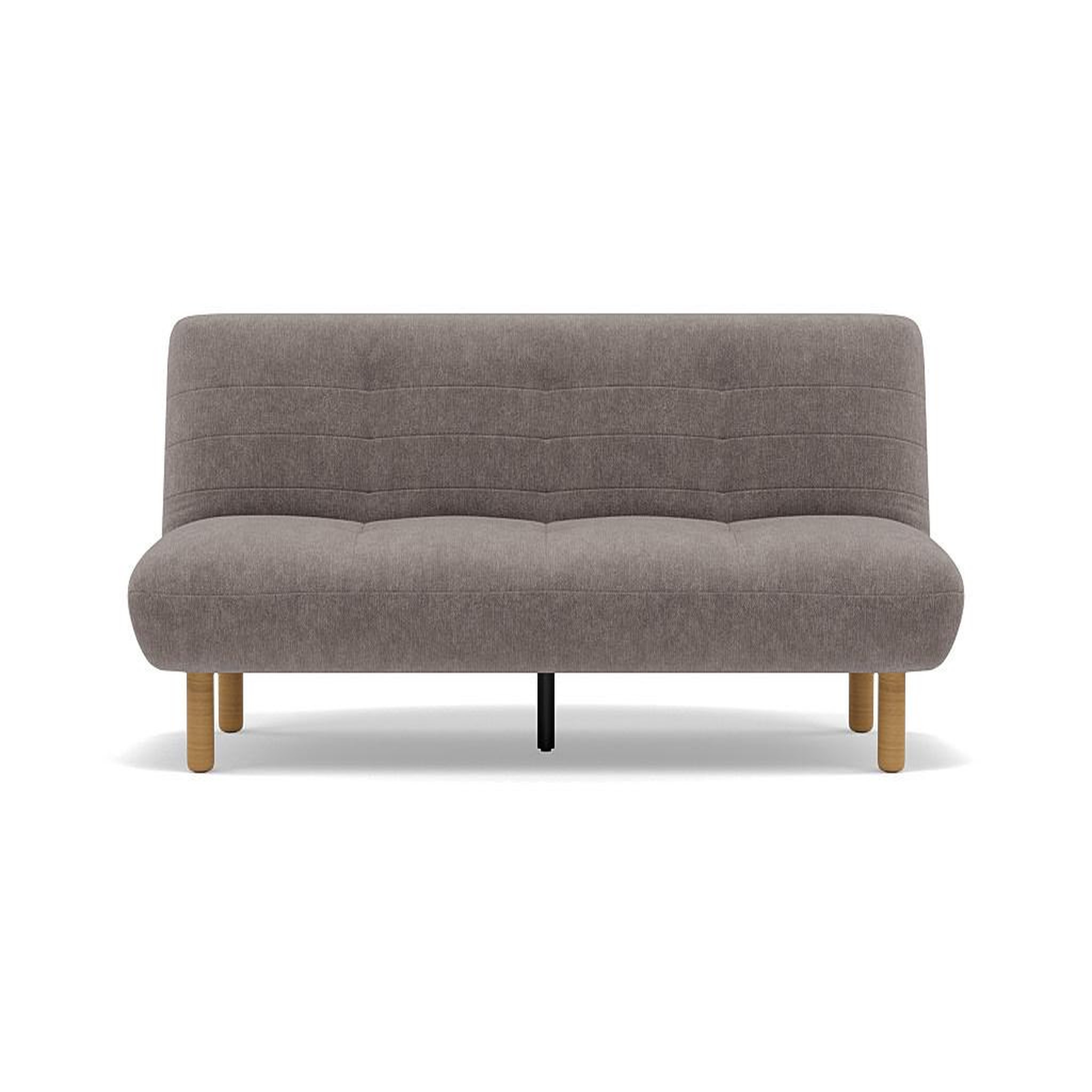 Voir la diapositive 1 : BEST MOBILIER Soan - banquette 2 places convertible clic-clac en velours texturé