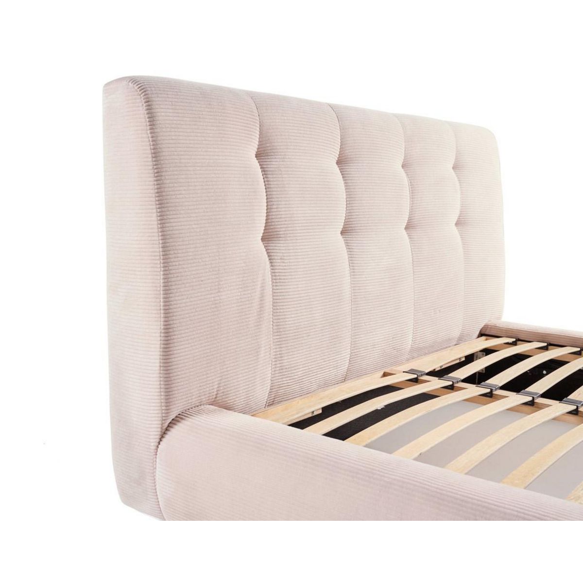 LISA DESIGN Onyx - lit coffre - 180x200 cm - en velours côtelé - sommier inclus