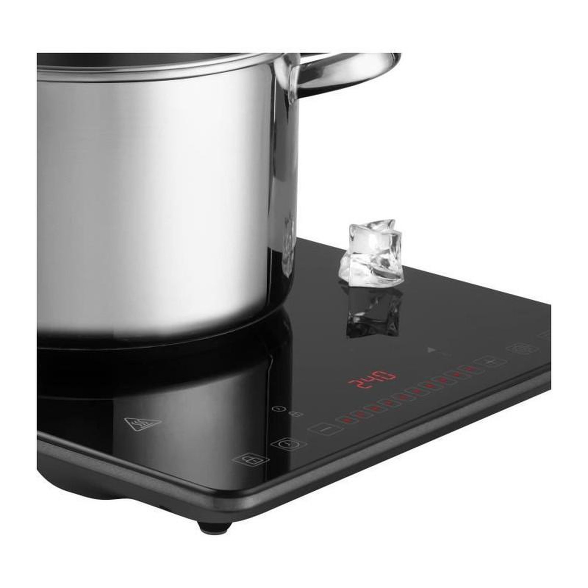 Voir la diapositive 5 : SENCO Plaque de cuisson a induction - SENCOR - SCP 3701BK - 2000 W - 1 foyer - Noir