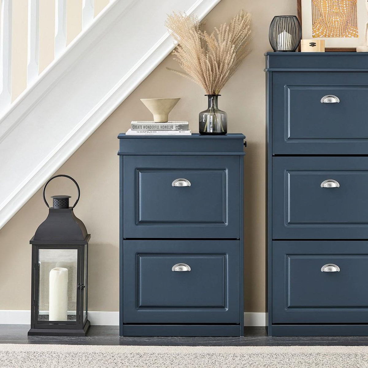 SOBUY SoBuy - Meuble À Chaussures à 2 tiroirs - Classique - FSR78