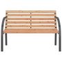 Voir la diapositive 3 : VIDAXL Banc de jardin 120 cm Bois et fer