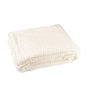 Voir la diapositive 2 : Paris Prix Plaid Uni  Winter  130x180cm Blanc