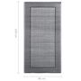 Voir la diapositive 6 : VIDAXL Tapis d'exterieur Gris 80x150 cm PP