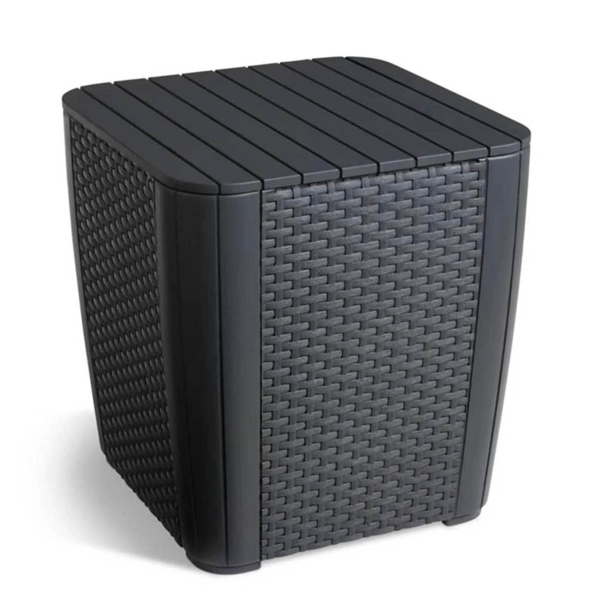 Keter Keter Table d'appoint de jardin Luzon Osier plat Graphite