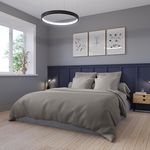 DODO Housse de couette Partition Satin de coton Coloris Gris. Coloris disponibles : Gris