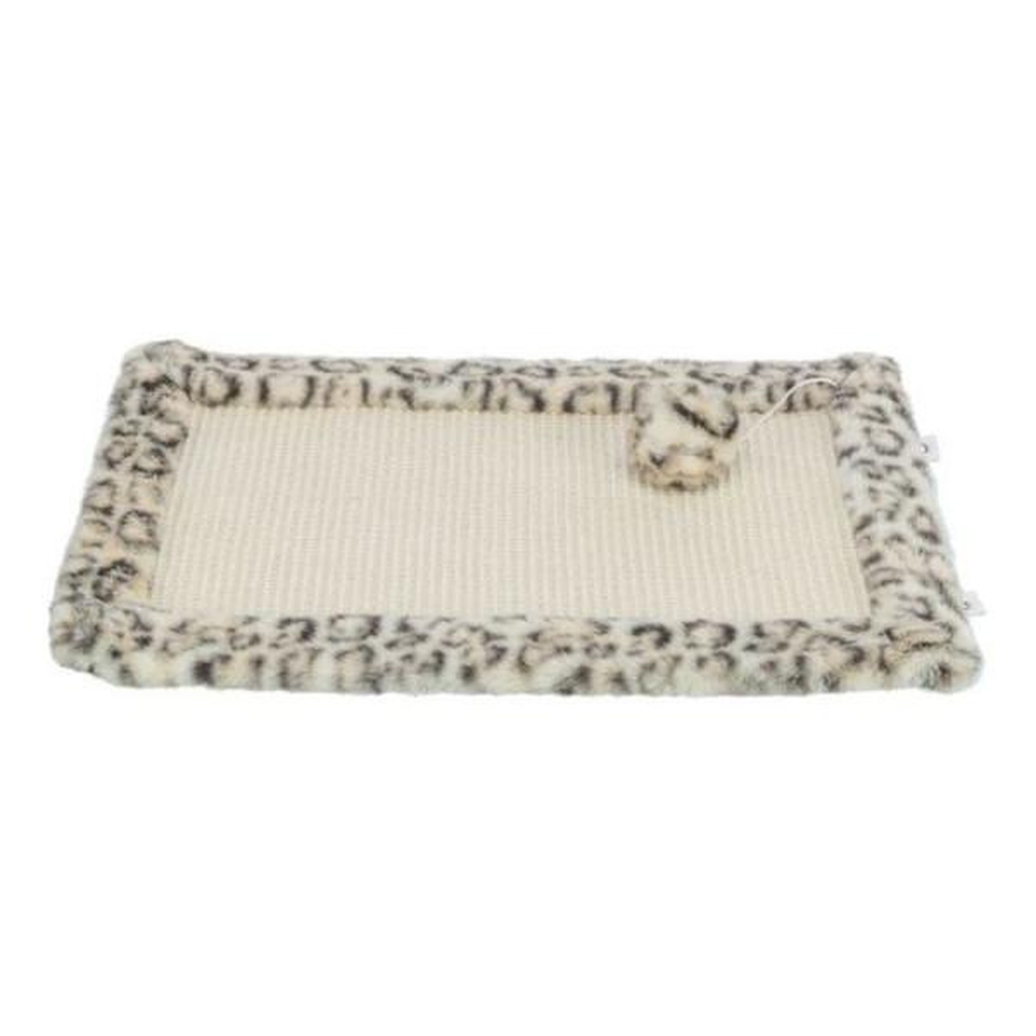 Trixie Tapis griffoir - TRIXIE - LEO - 55 x 35 cm - Creme imprimé léopard