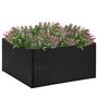 Voir la diapositive 1 : VIDAXL Jardiniere Noir 80x80x40 cm Resine tressee