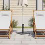 Voir la diapositive 3 : VIDAXL Base de parasol pour mats Ø32/38/48 mm 17 kg carre