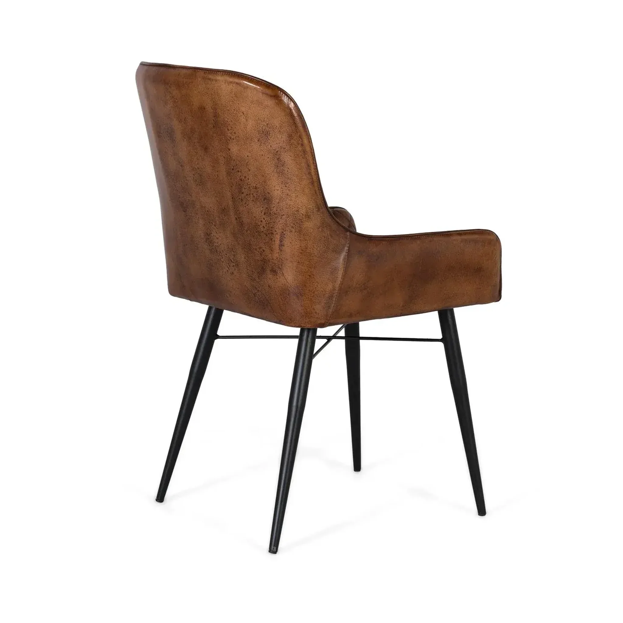 Voir la diapositive 2 : GINER Y COLOMER SL Chaise en cuir 51 cm style moderne classique
