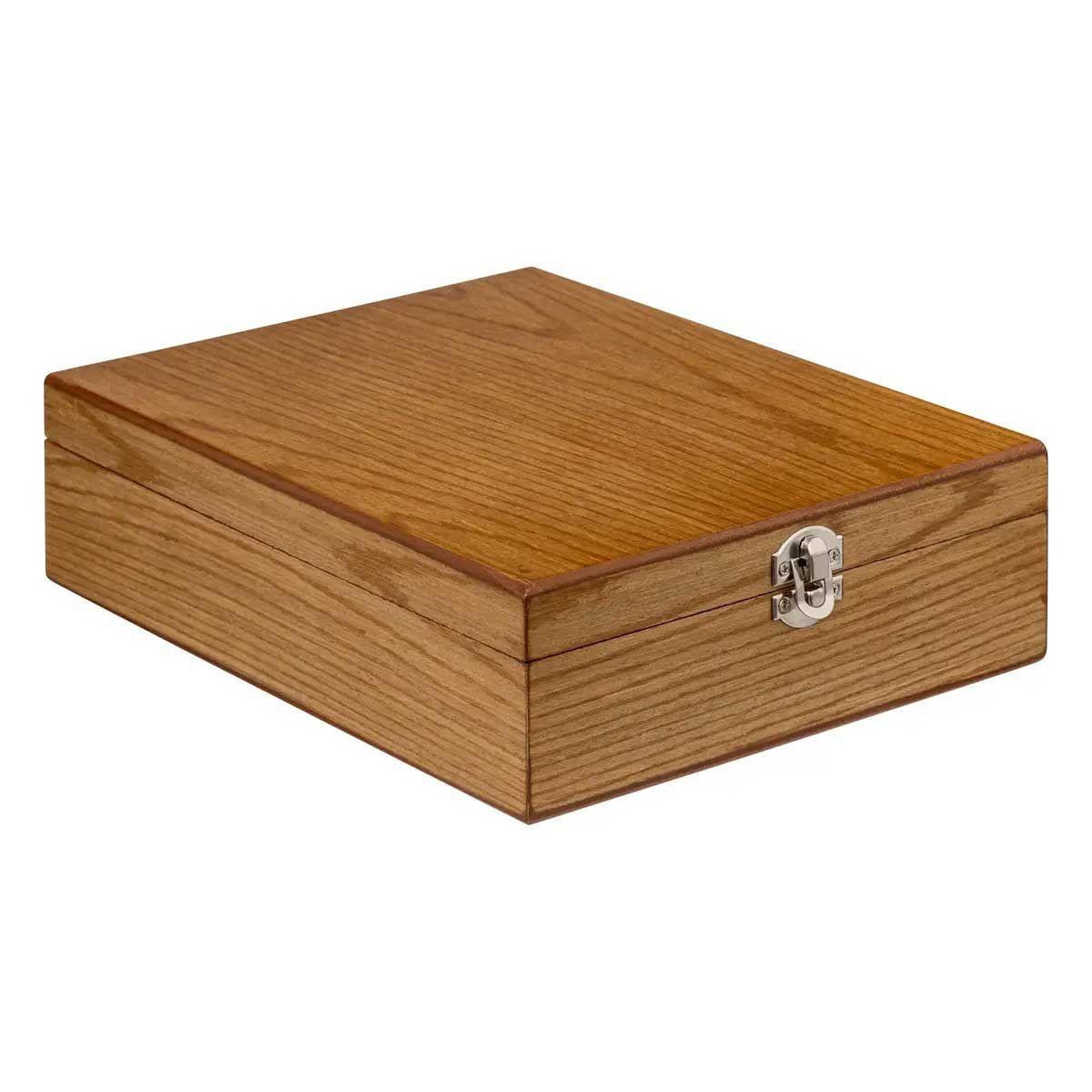 Voir la diapositive 1 : SECRET DE GOURMET Ménagère 36 pièces avec coffre  ceiba  26cm argent