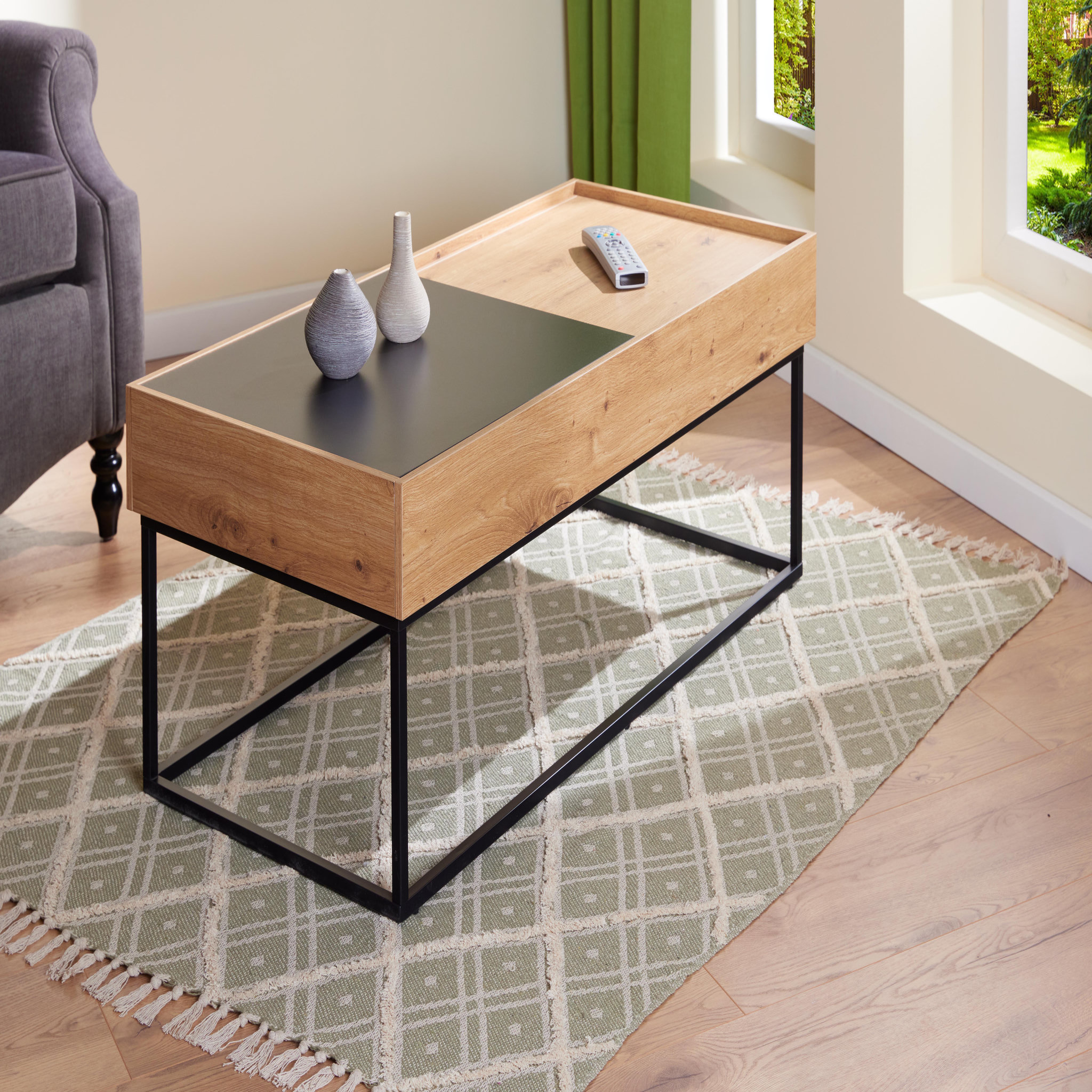 Voir la diapositive 6 : INTERLINK Table basse Filora