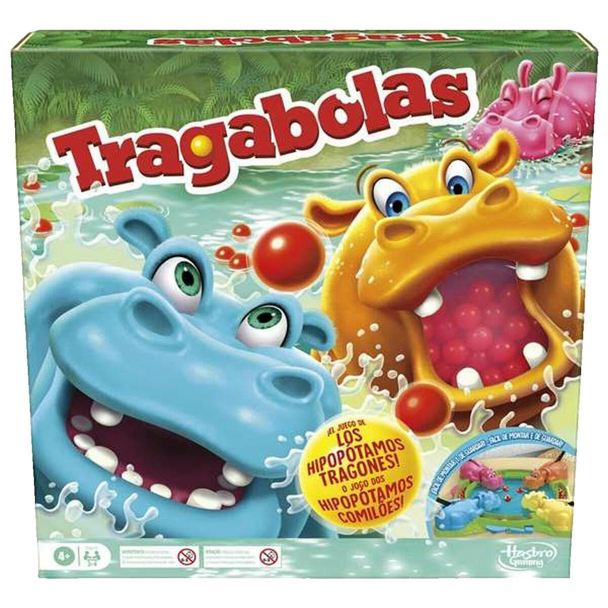 Voir la diapositive 2 : HASBRO Jeu de société Hasbro Tragabolas Comilón coloré