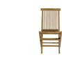 Voir la diapositive 2 : GIvex Chaise pliante de jardin - Teck - DENPASAR