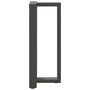 Voir la diapositive 5 : VIDAXL Pieds de table de bar forme de T 2 pcs anthracite acier