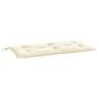 Voir la diapositive 4 : VIDAXL Coussins de banc jardin lot de 2 creme 100x50x7 cm tissu oxford