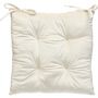 Voir la diapositive 4 : ATMOSPHERA Galette de chaise bouclette SOANA - Blanc