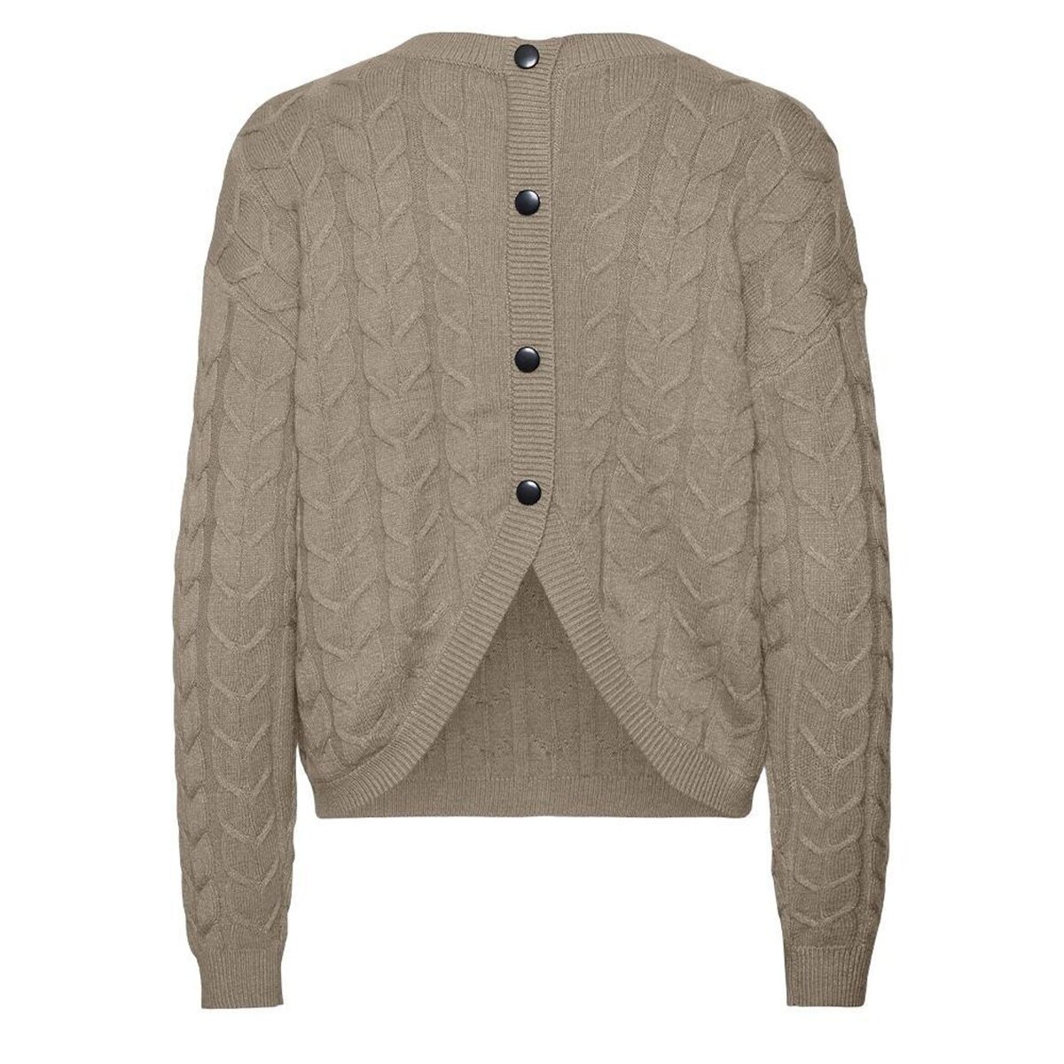 Vero Moda Pull Taupe Femme Vero Moda Tilda