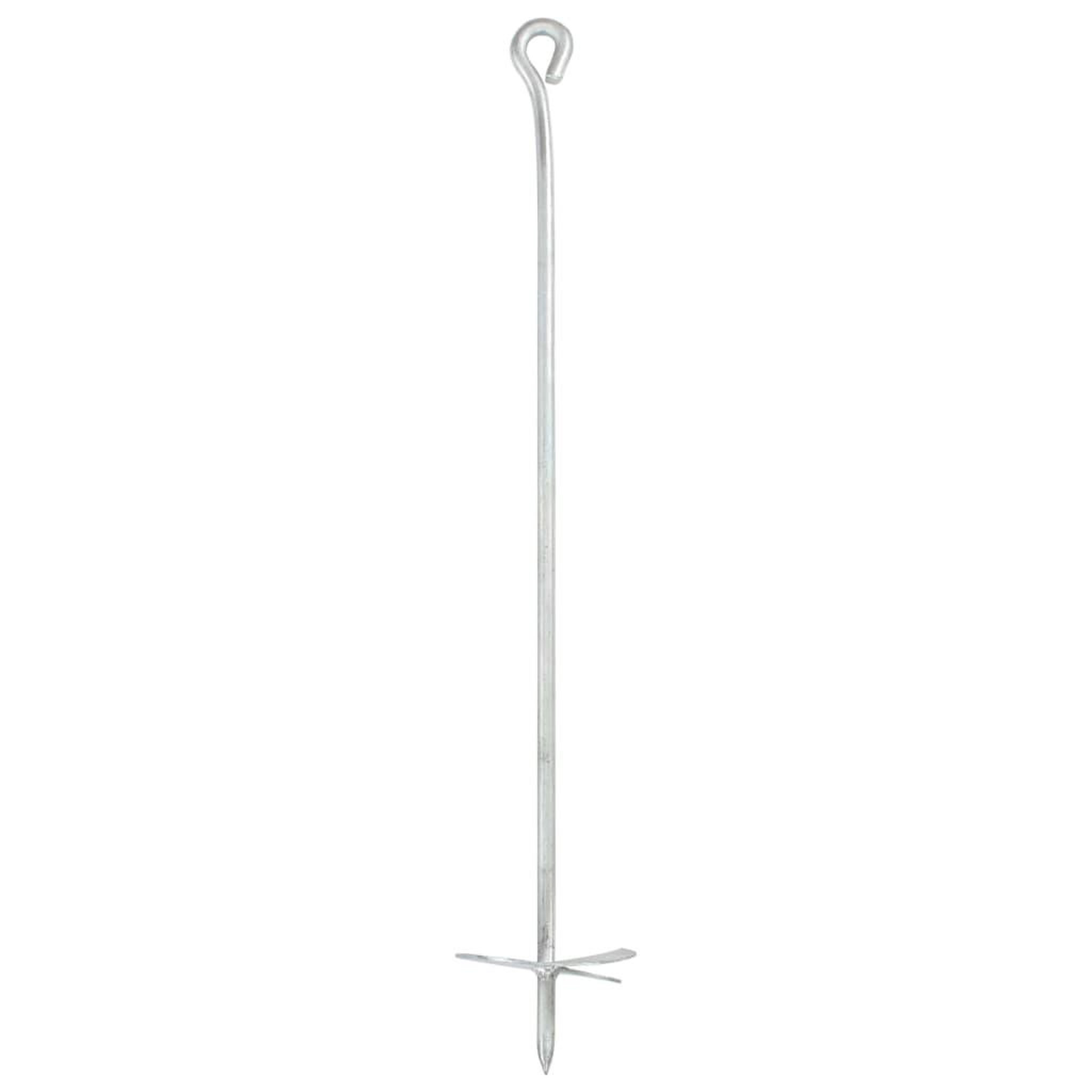 Voir la diapositive 4 : VIDAXL Ancres de terre 10 pcs 10x60 cm Metal galvanise