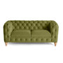 Voir la diapositive 1 : LISA DESIGN Walter - canapé 3 places chesterfield en velours - pieds bois