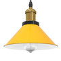Voir la diapositive 1 : VIDAXL Lampe suspendue reglable hauteur E27 jaune brillant Ø22cm metal