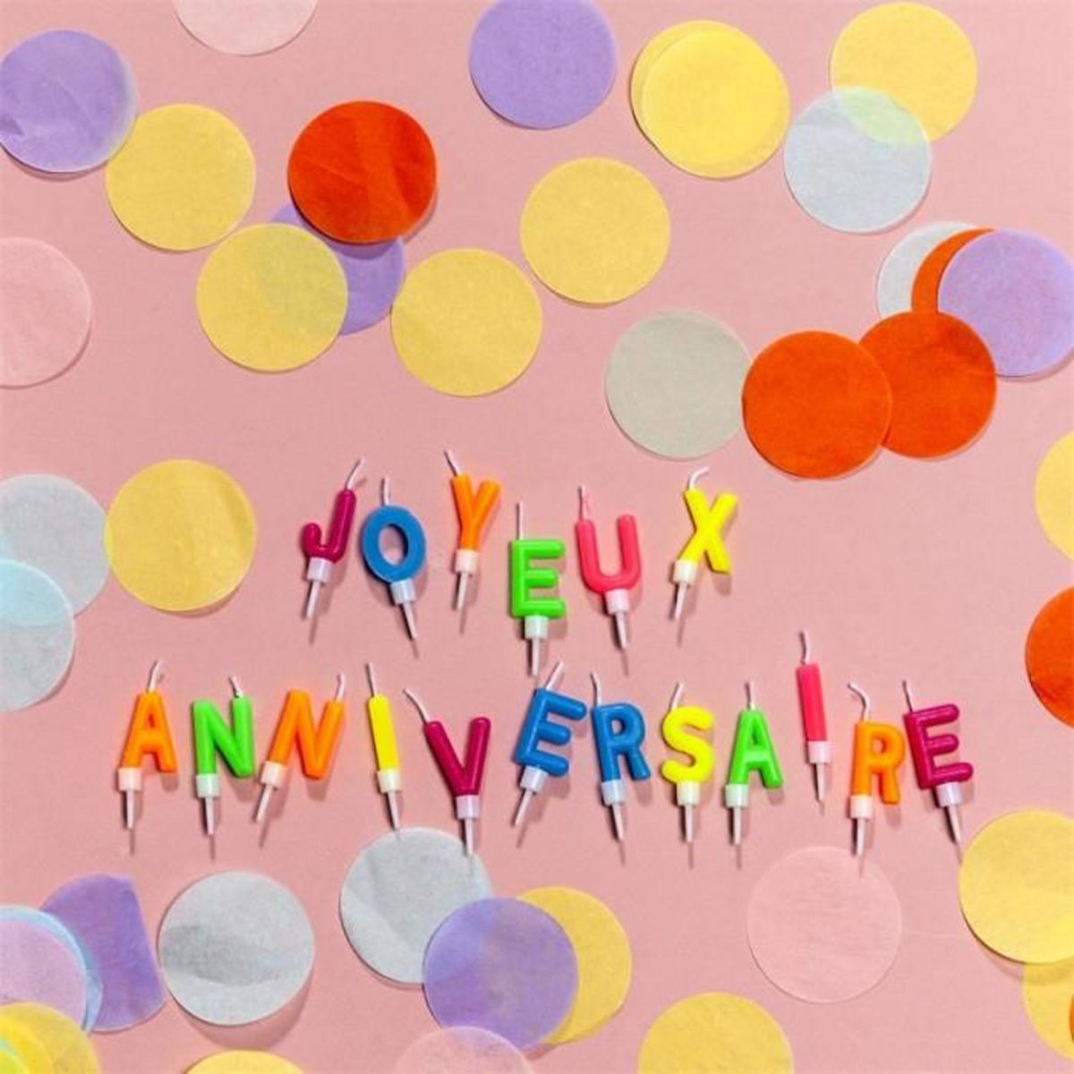 Paris Prix Bougie 18 Lettres  Anniversaire  4cm Multicolore